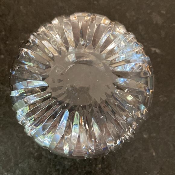 Mikasa Yugoslavia Heavy Cut Lead Crystal Vase/Bowl votive holder - Picture 3 of 4